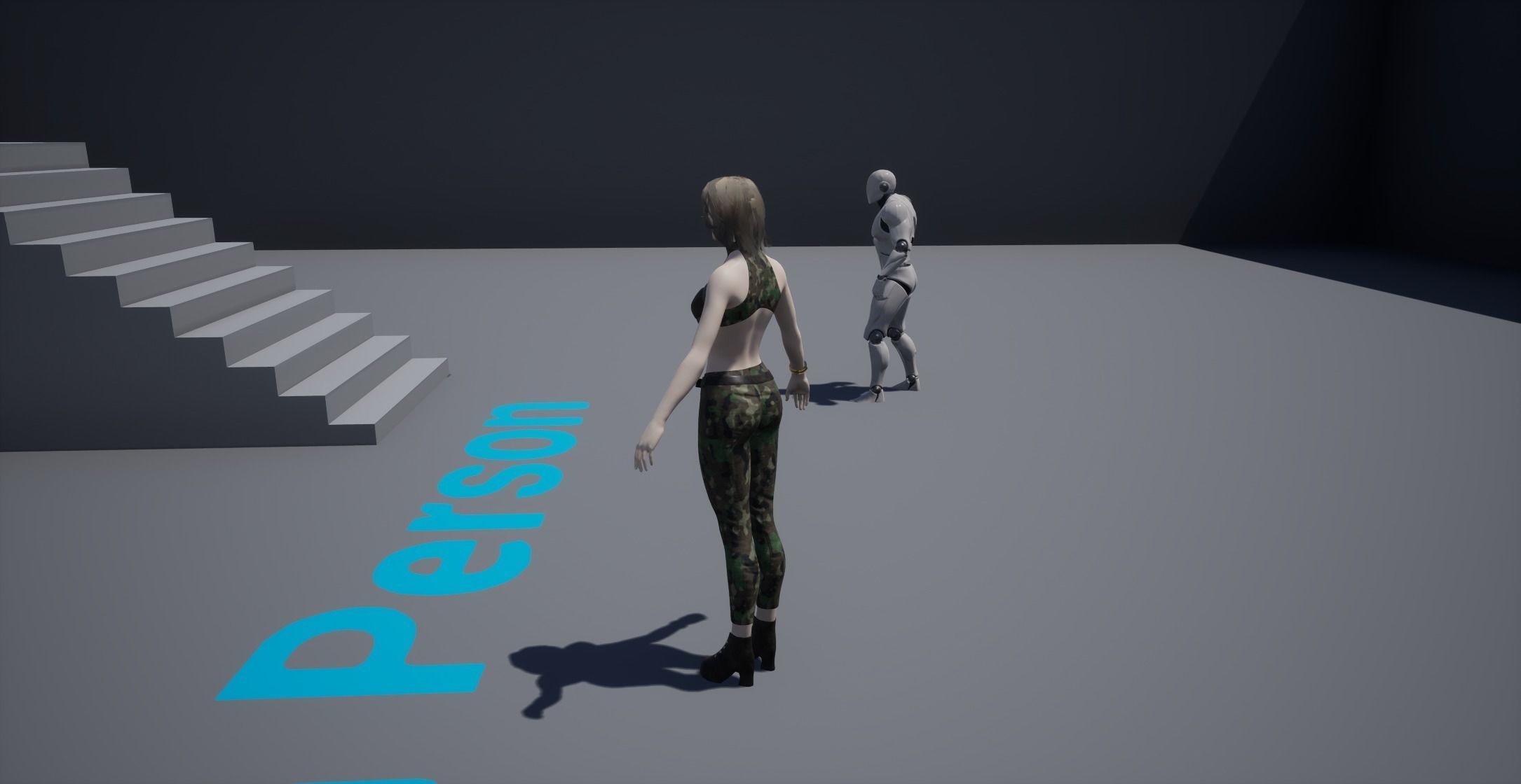 Assassin Girl Low-poly 3D model_16