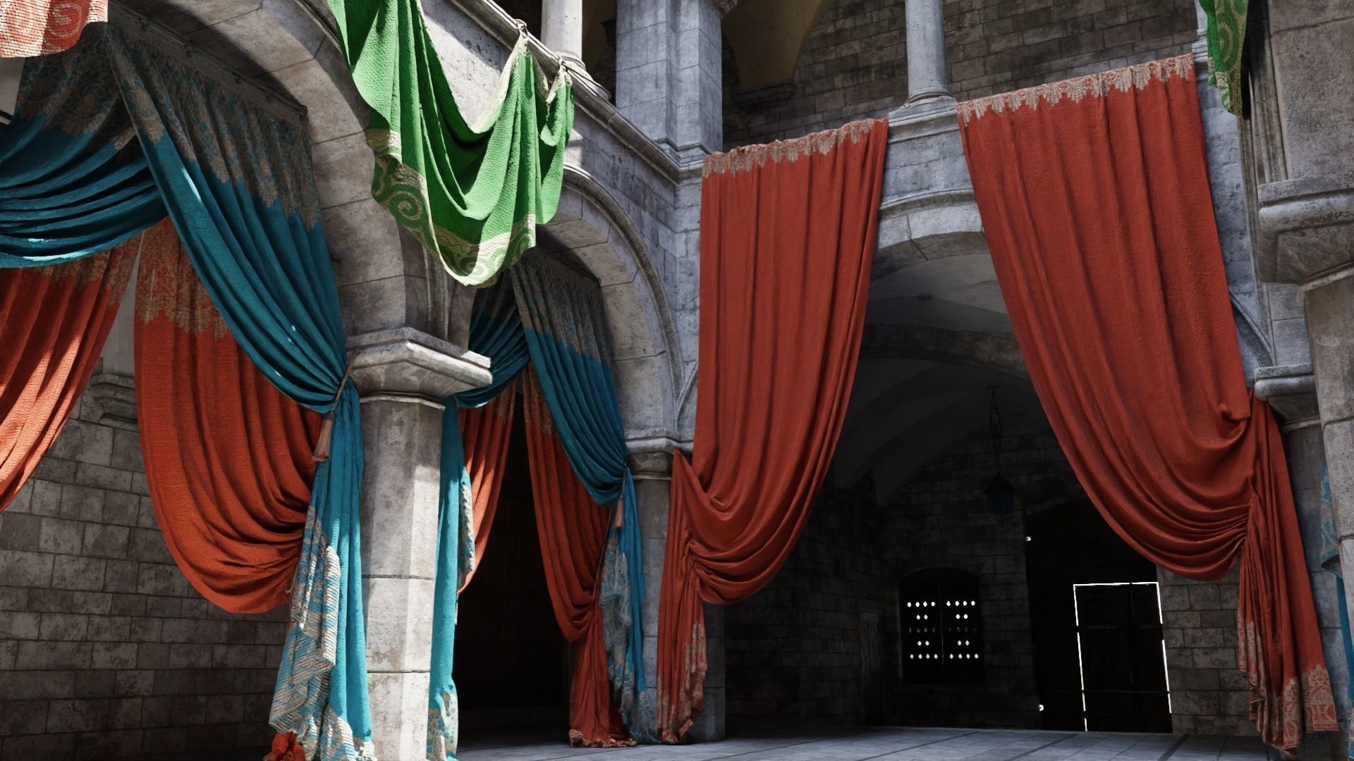 Sponza Atrium 2022 Free 3D model_4