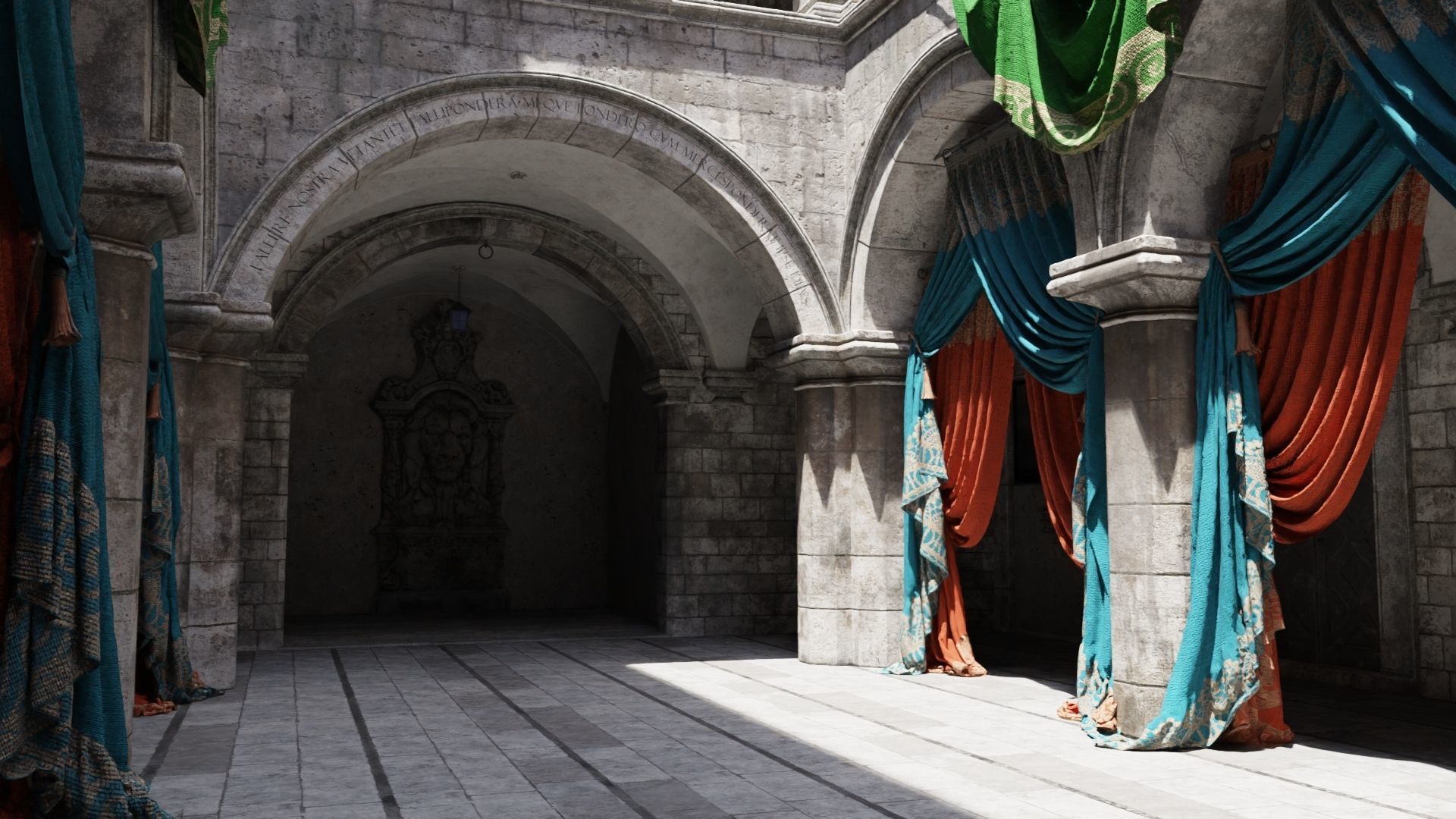 Sponza Atrium 2022 Free 3D model_3