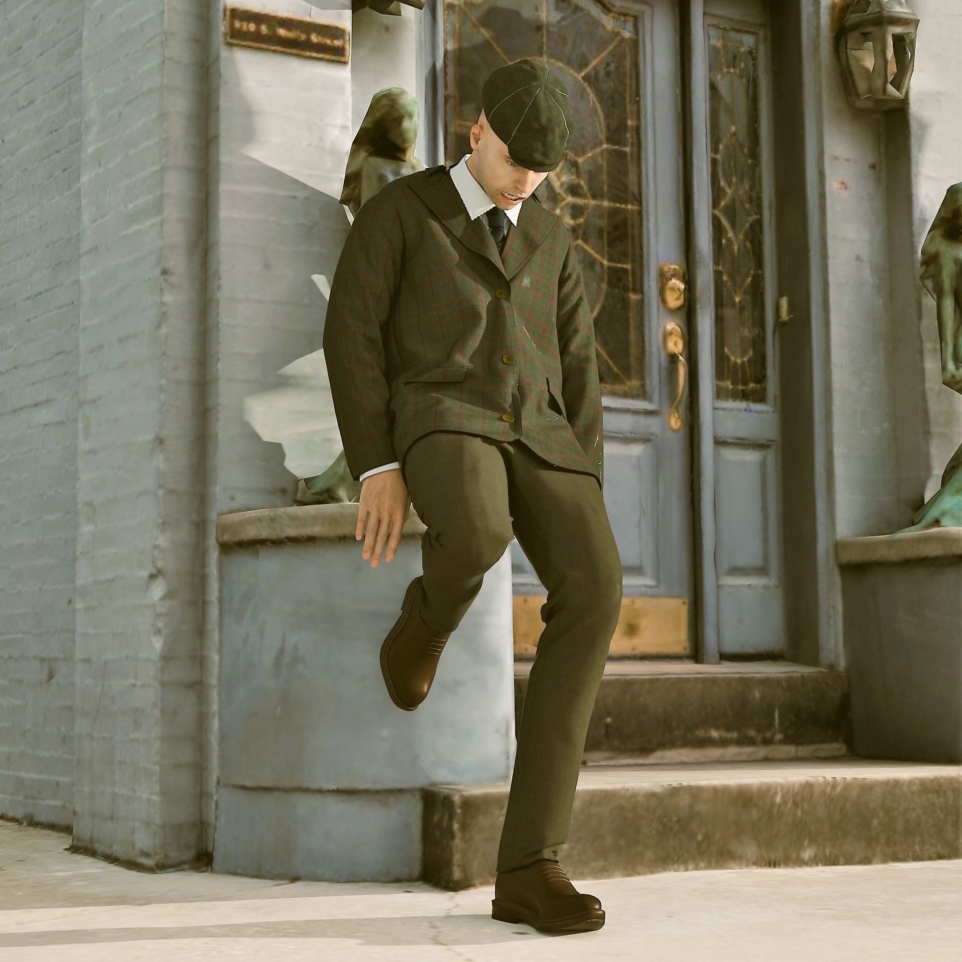 Rigged character plus suits pack made with marvelous designer 3D model_3