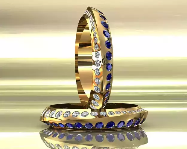 Fashion men ring  3D print model