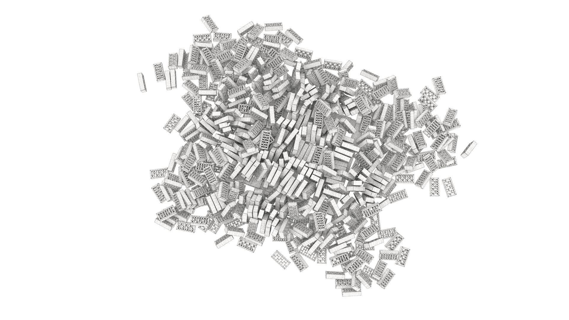 bricks pallet pile 1 3D model_10