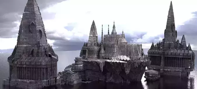 Dark Boss Castle structures Kit bash 2 