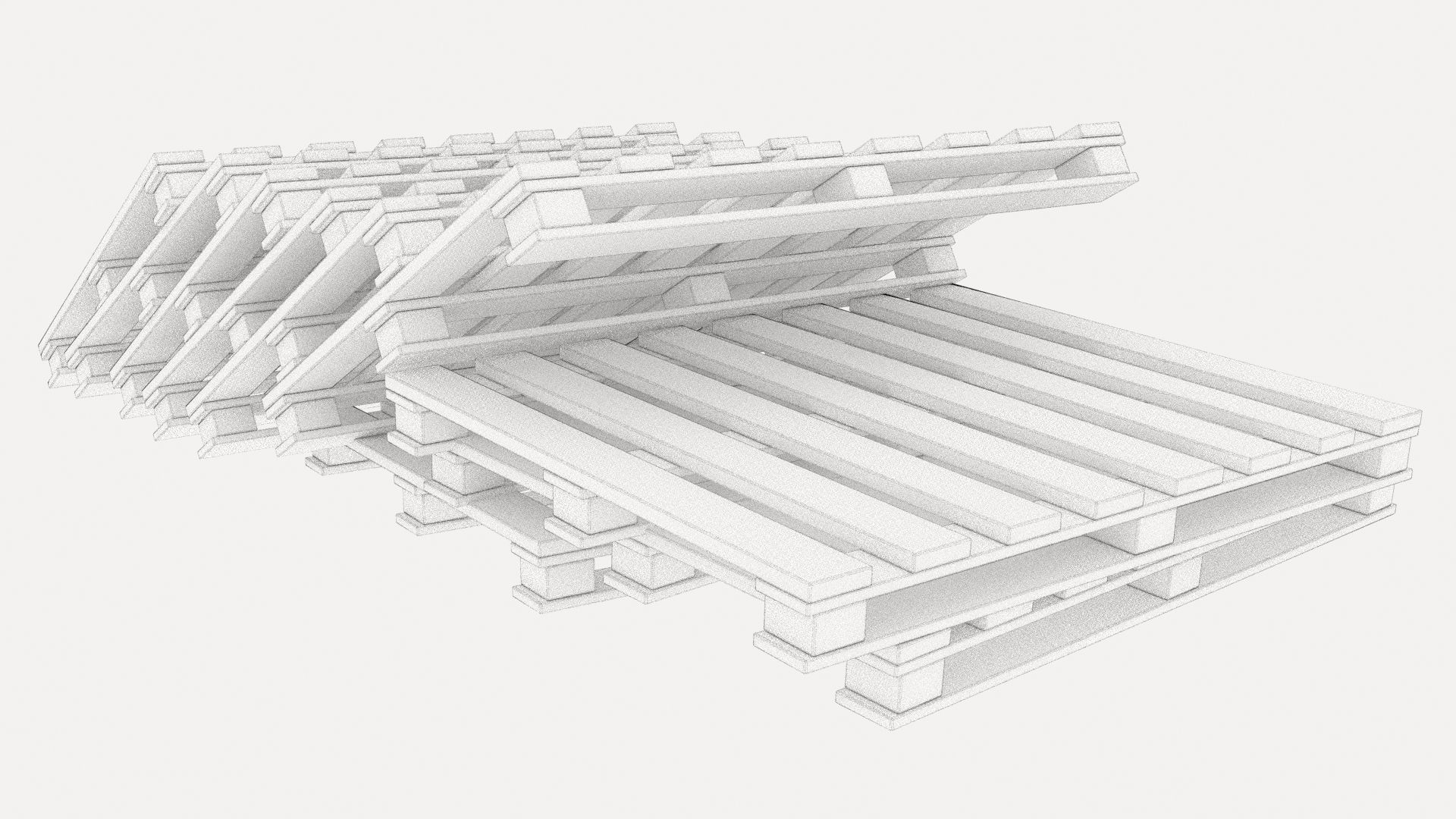 pallets pile 4 3D model_9