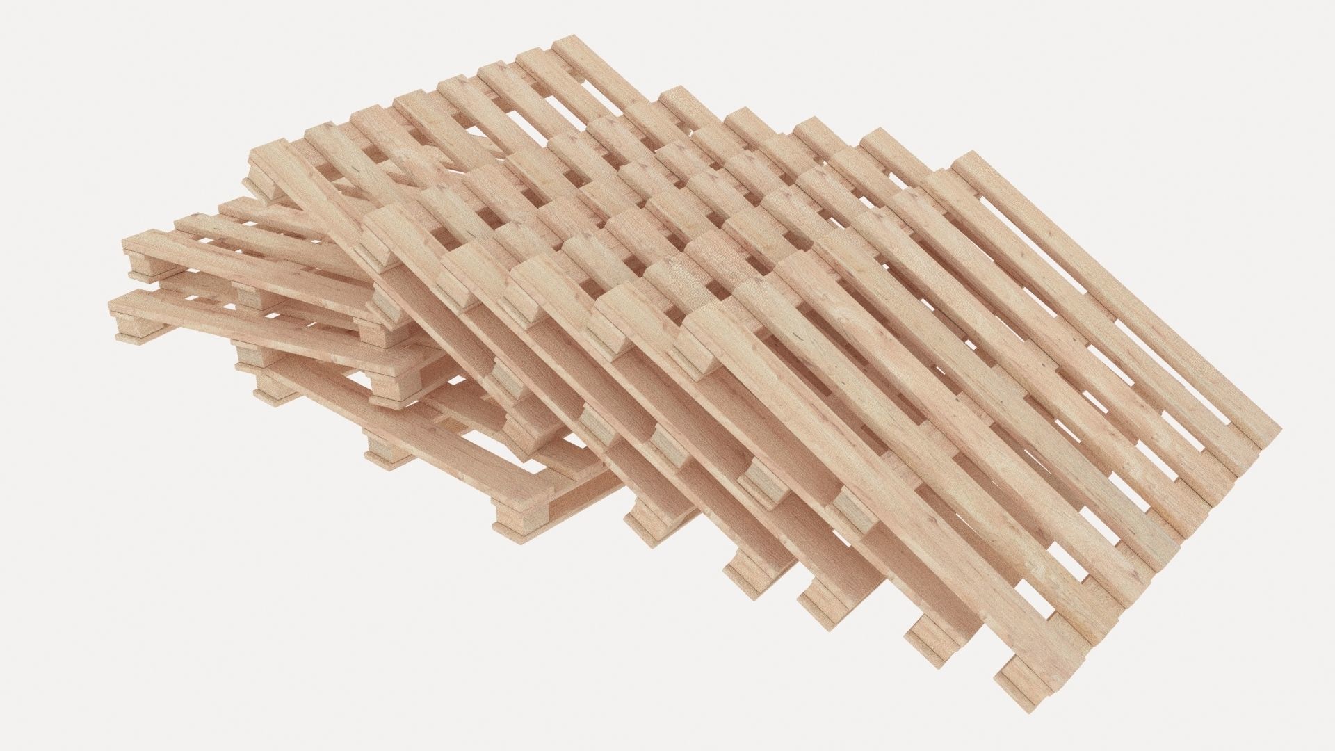 pallets pile 4 3D model_5