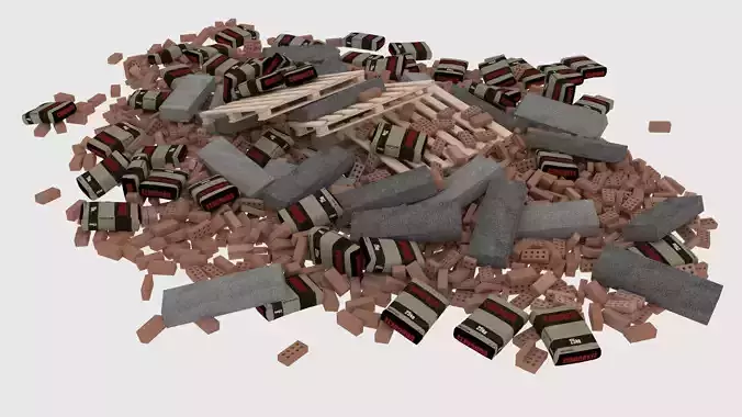 construction site pallets pile 3