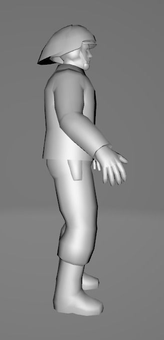 STAR WARS Rebel Soldier - Low Poly Game - FBX MODEL Low-poly 3D model_4