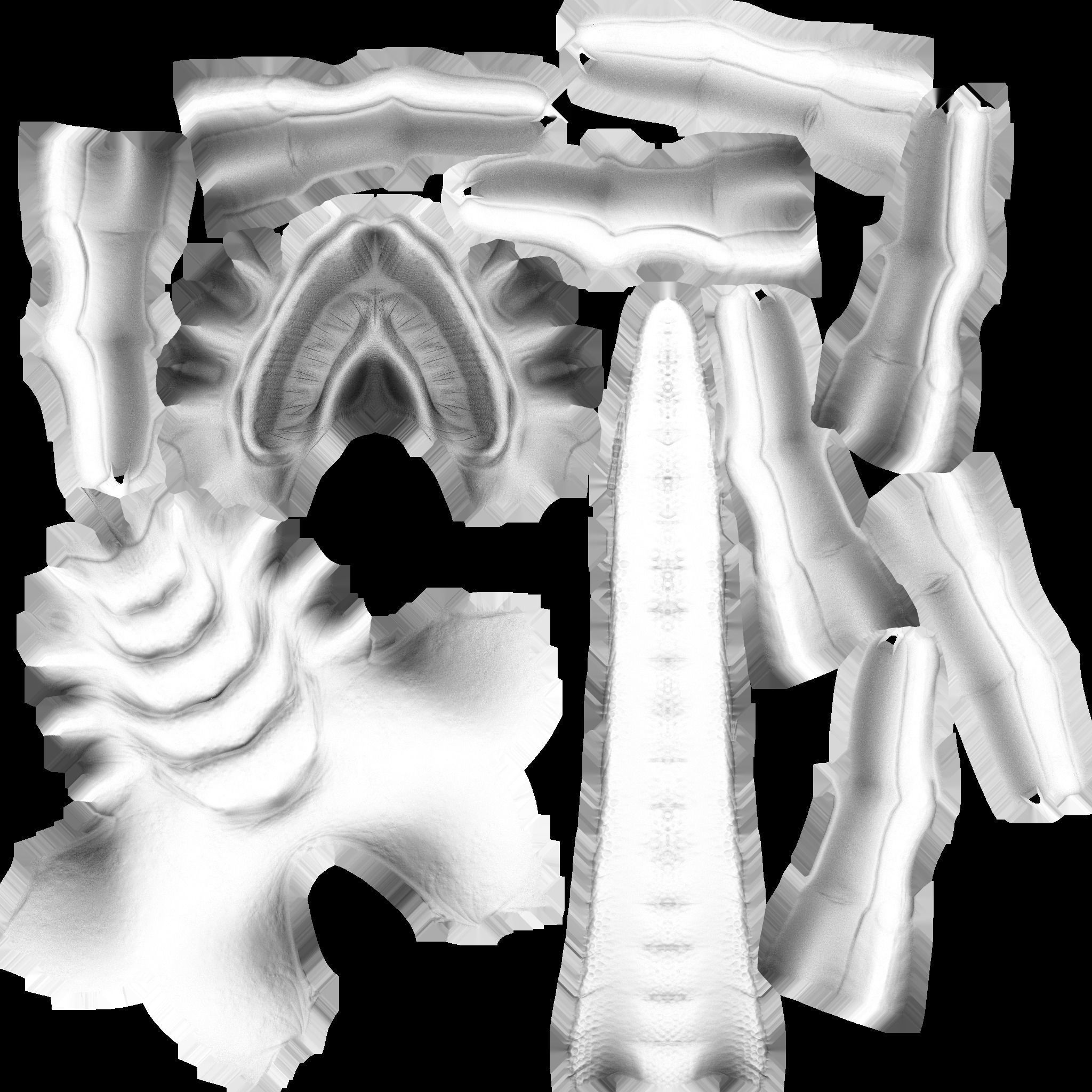 FaceHugger FanArt 3D model_7