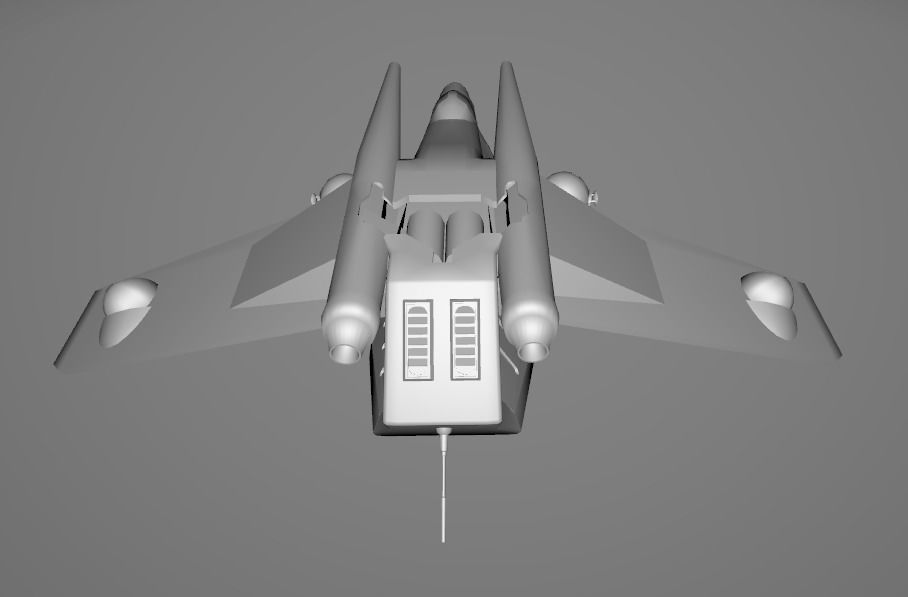 Star Wars REB Dropship - Low Poly Game - Battlefield - FBX MODEL Low-poly 3D model_3