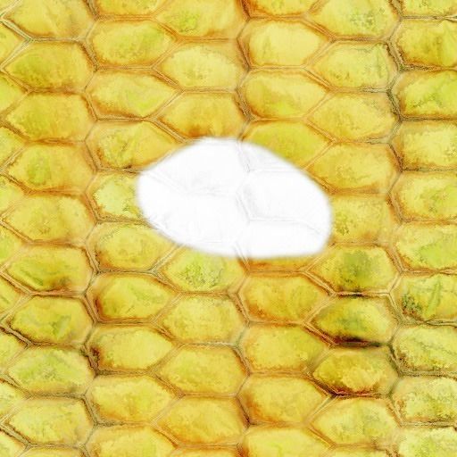 Snake yellow Serpent jaune 3D model_10