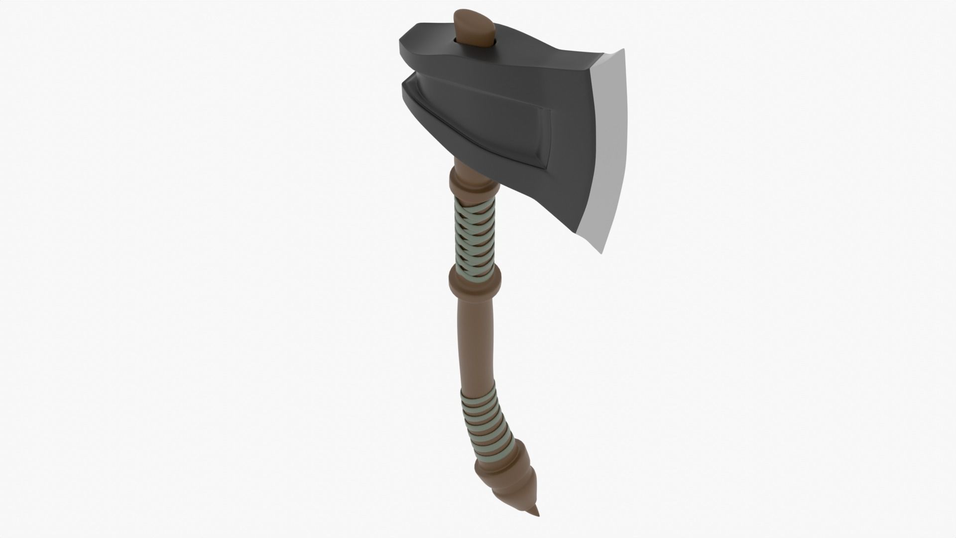 Stylized Axe 3D model_5