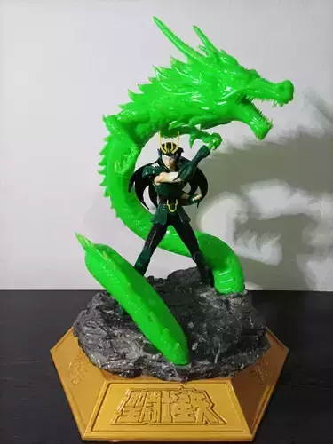 caballeros del zodiaco shiryu 3D print model
