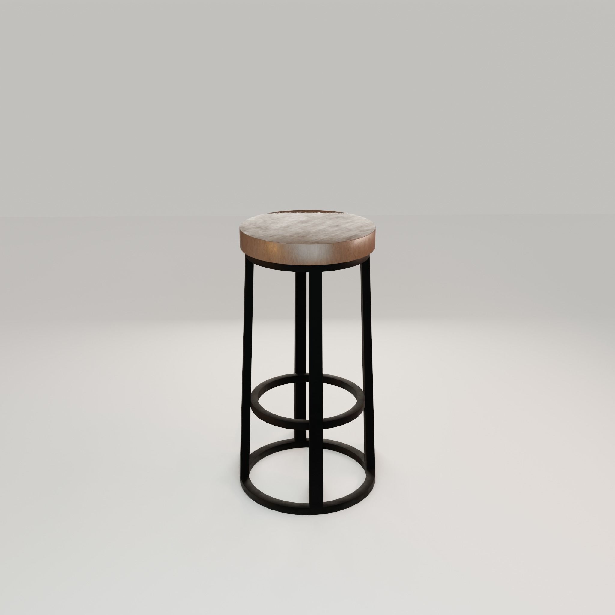 Chair loft modern wooden  id8 Low-poly 3D model_31