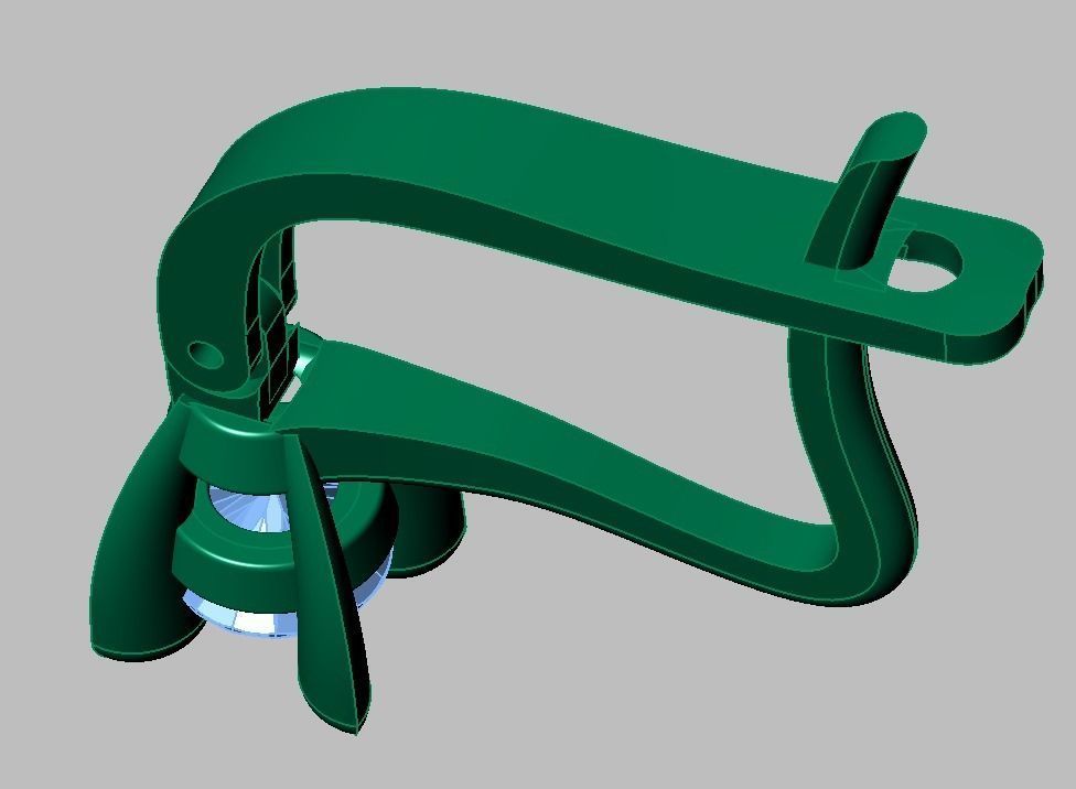 Earring 3D model 3D printable model 0080-10 3D print model_8