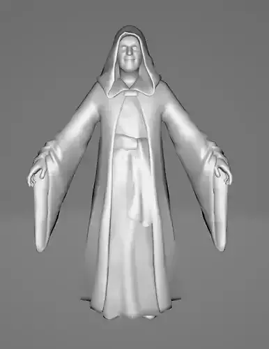 STAR WARS Emperor Palpatine - Low Poly Game - FBX MODEL Low-poly 3D model