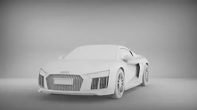 Audi R8 3D Car Model