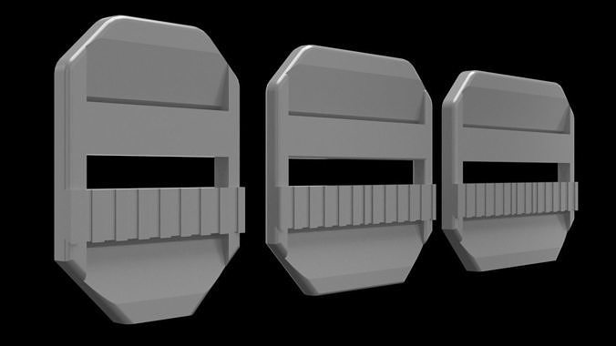 Webbing Ladderlock Buckle 3D print model