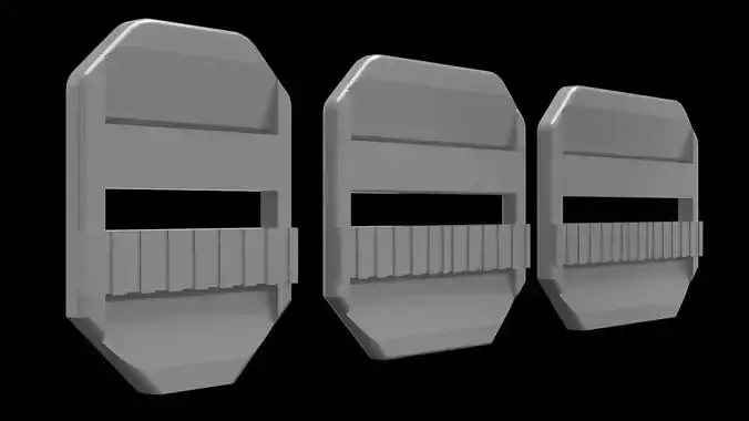 Webbing Ladderlock Buckle 3D print model