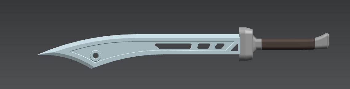 Sword 3D print model_1
