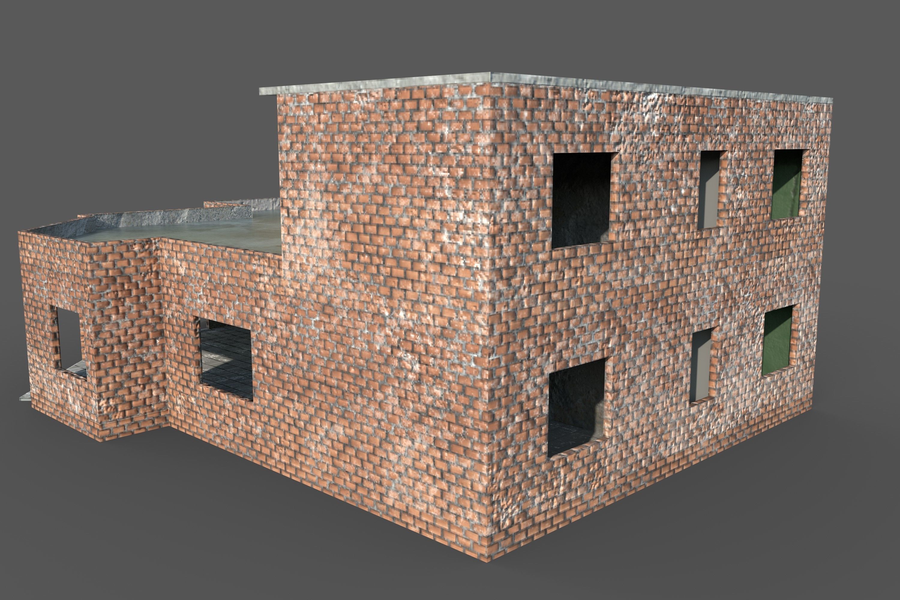 Game Building With PBR Texture and Low-poly 3D model_1