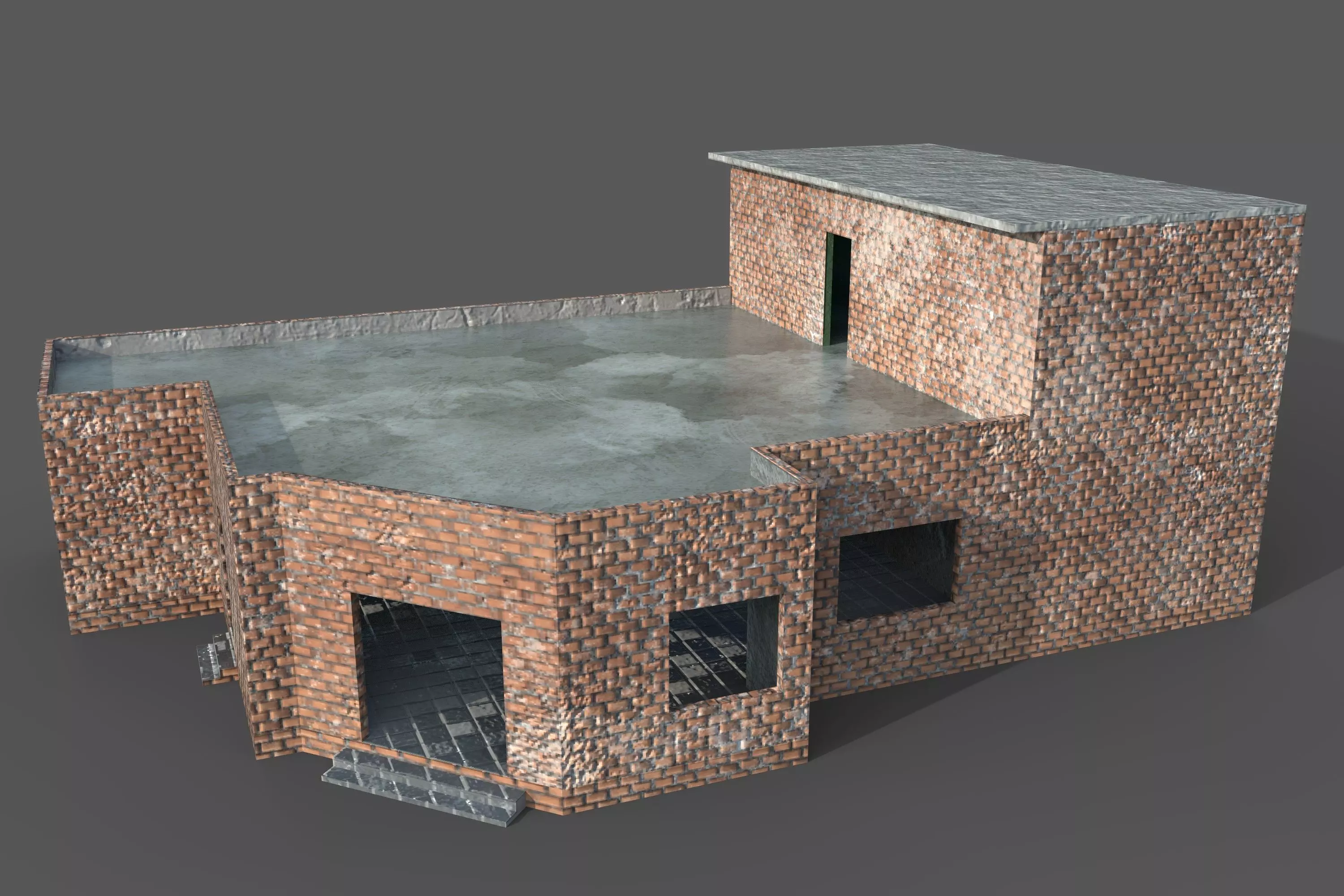 Game Building With PBR Texture and Low-poly 3D model_0
