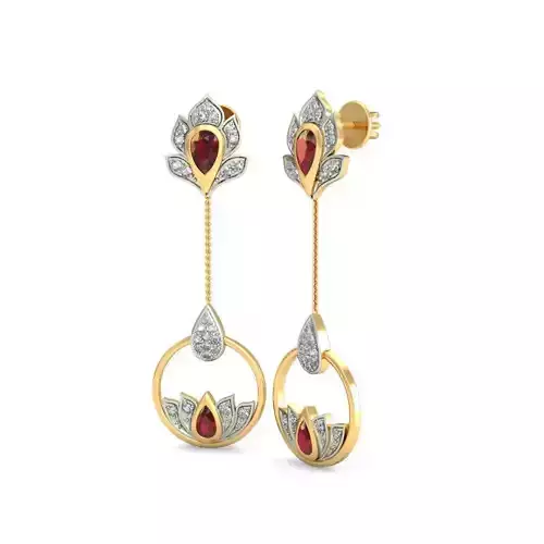 Solitaire Women Drop Earring