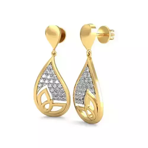 Solitaire Women Drop Earring