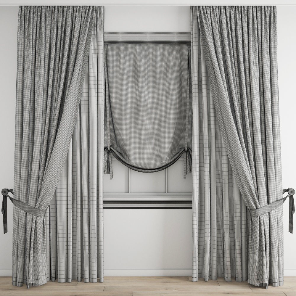 Curtain 385 3D model_8