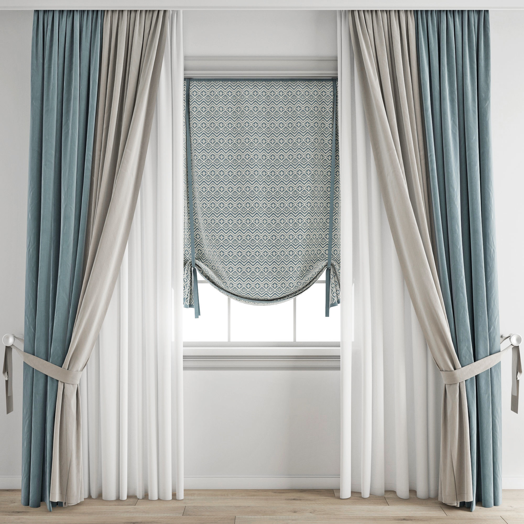 Curtain 385 3D model_5
