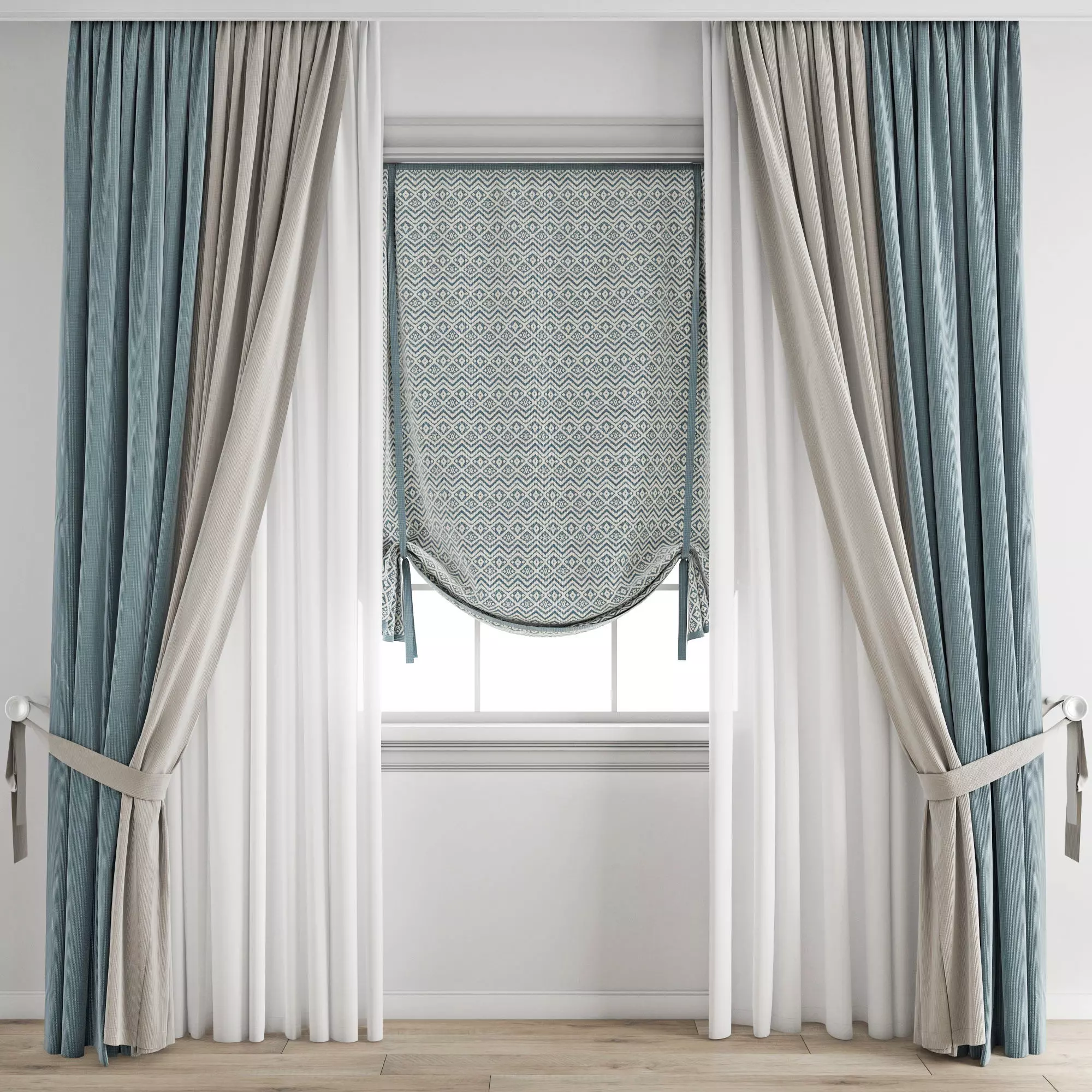 Curtain 385 3D model_0