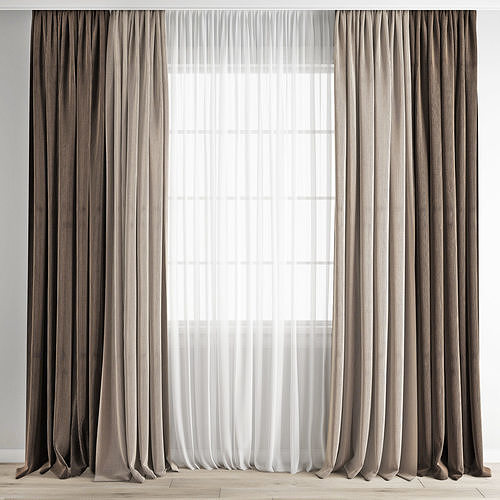 Curtain 386 3D model