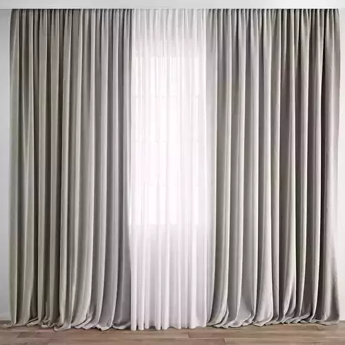 Curtain 387 3D model