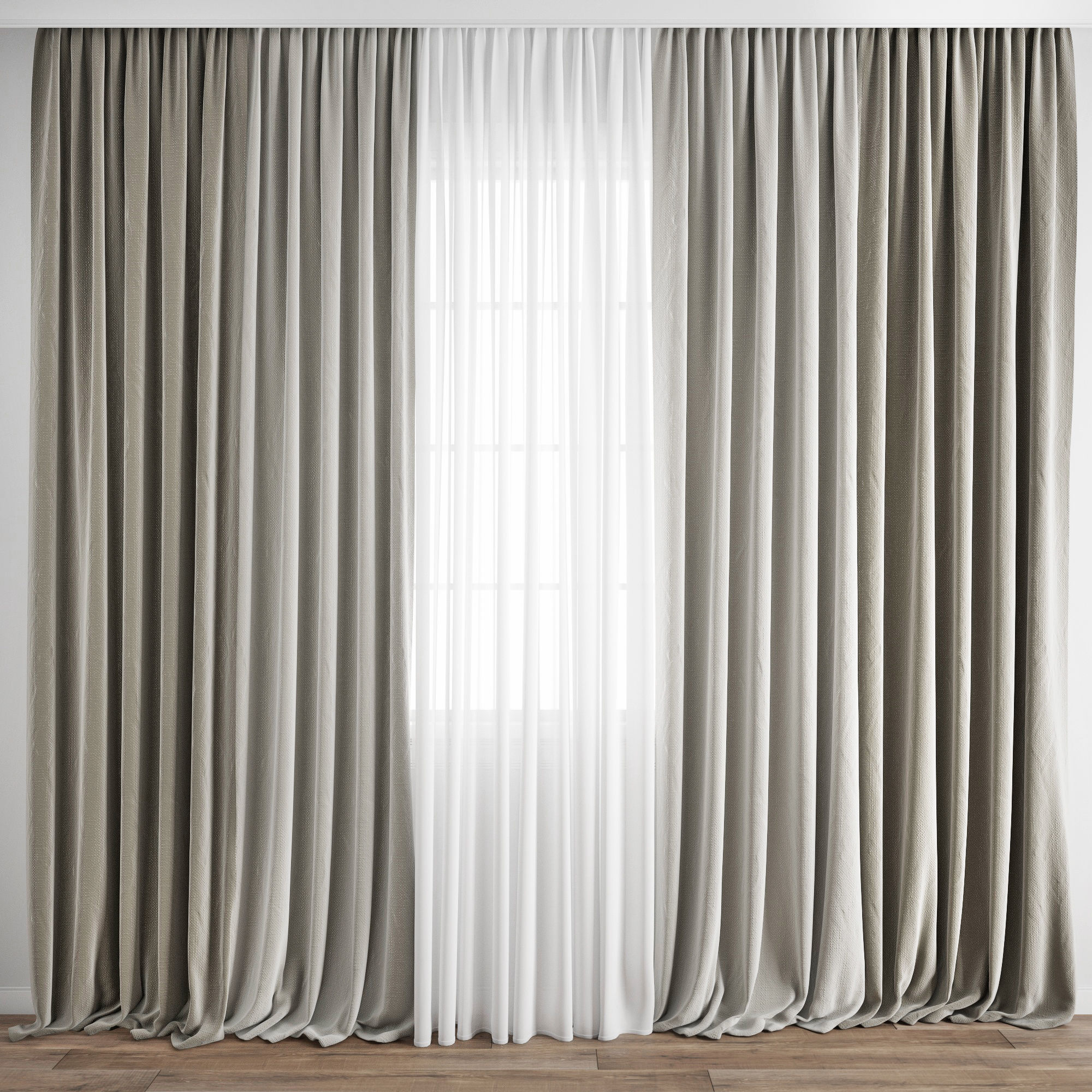 Curtain 387 3D model_5