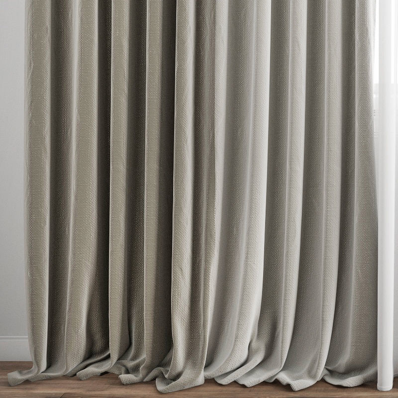 Curtain 387 3D model_1