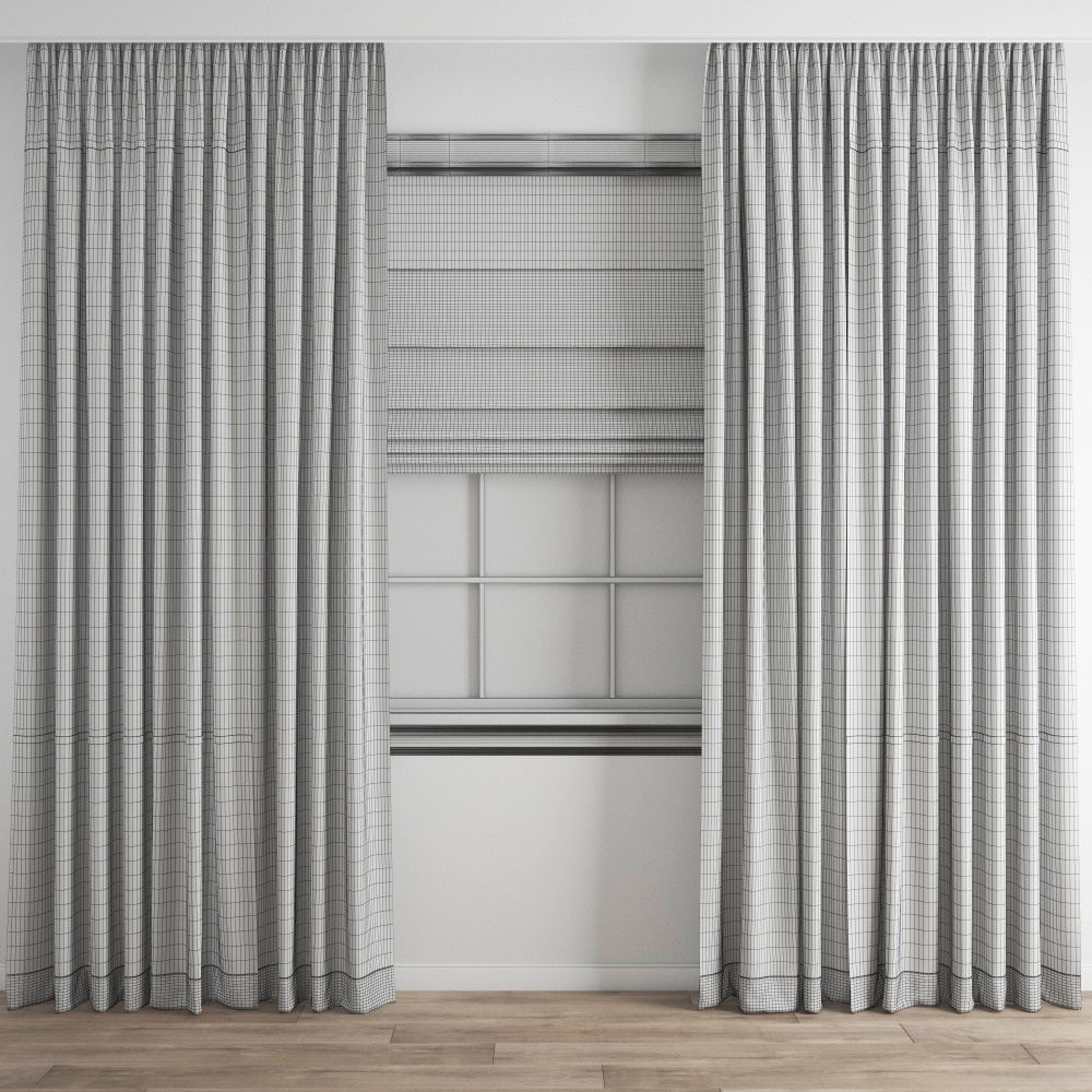 Curtain 389 3D model_6
