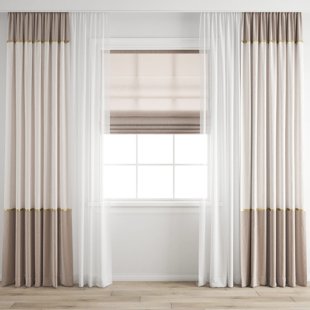 Curtain 389 3D model_4