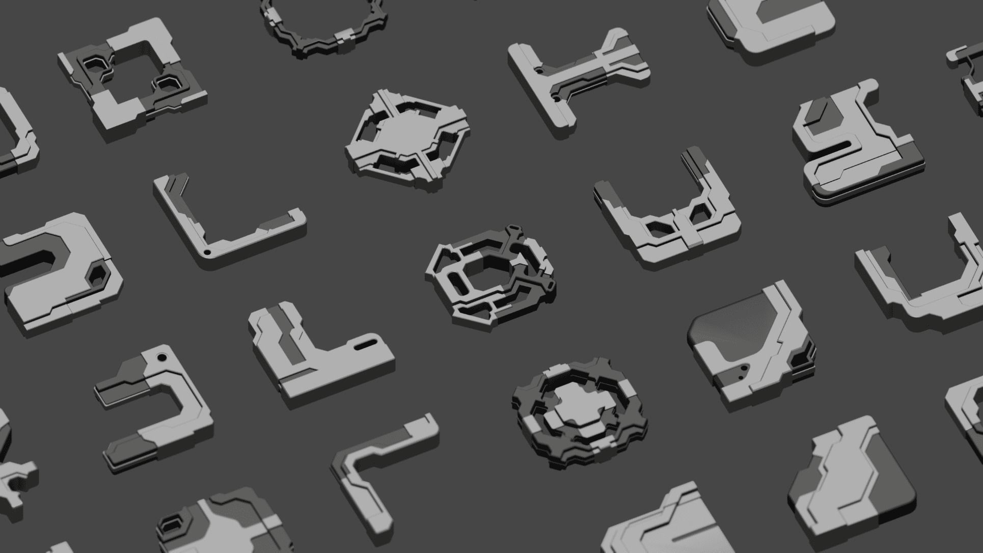 Sci-Fi Greebles Collection I 3D model_6