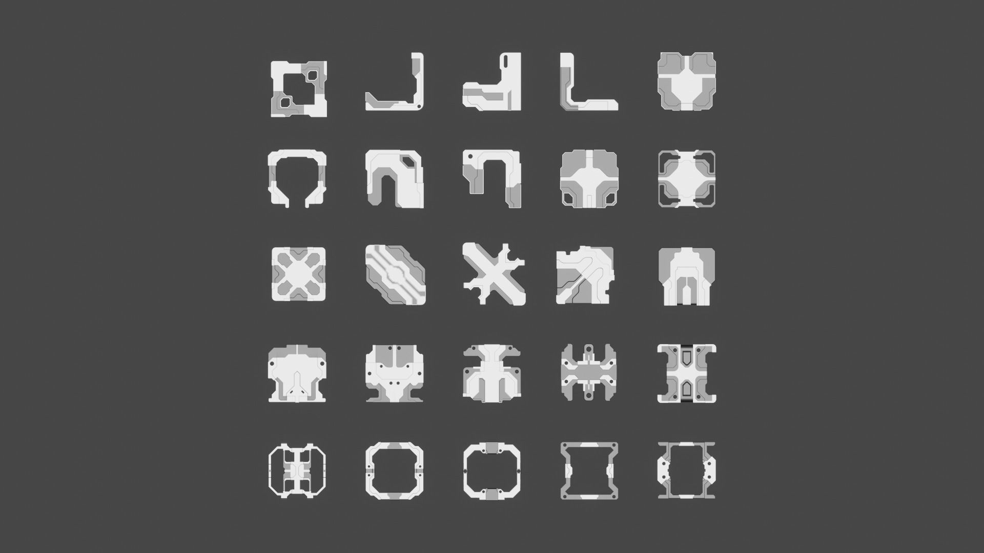 Sci-Fi Greebles Collection I 3D model_5