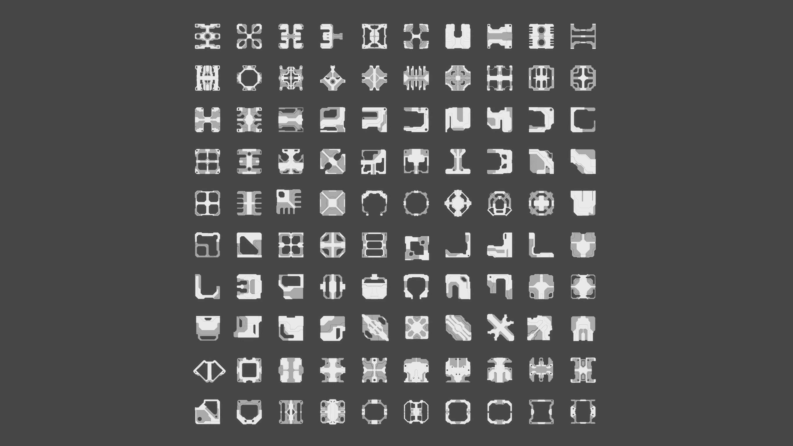 Sci-Fi Greebles Collection I 3D model_10