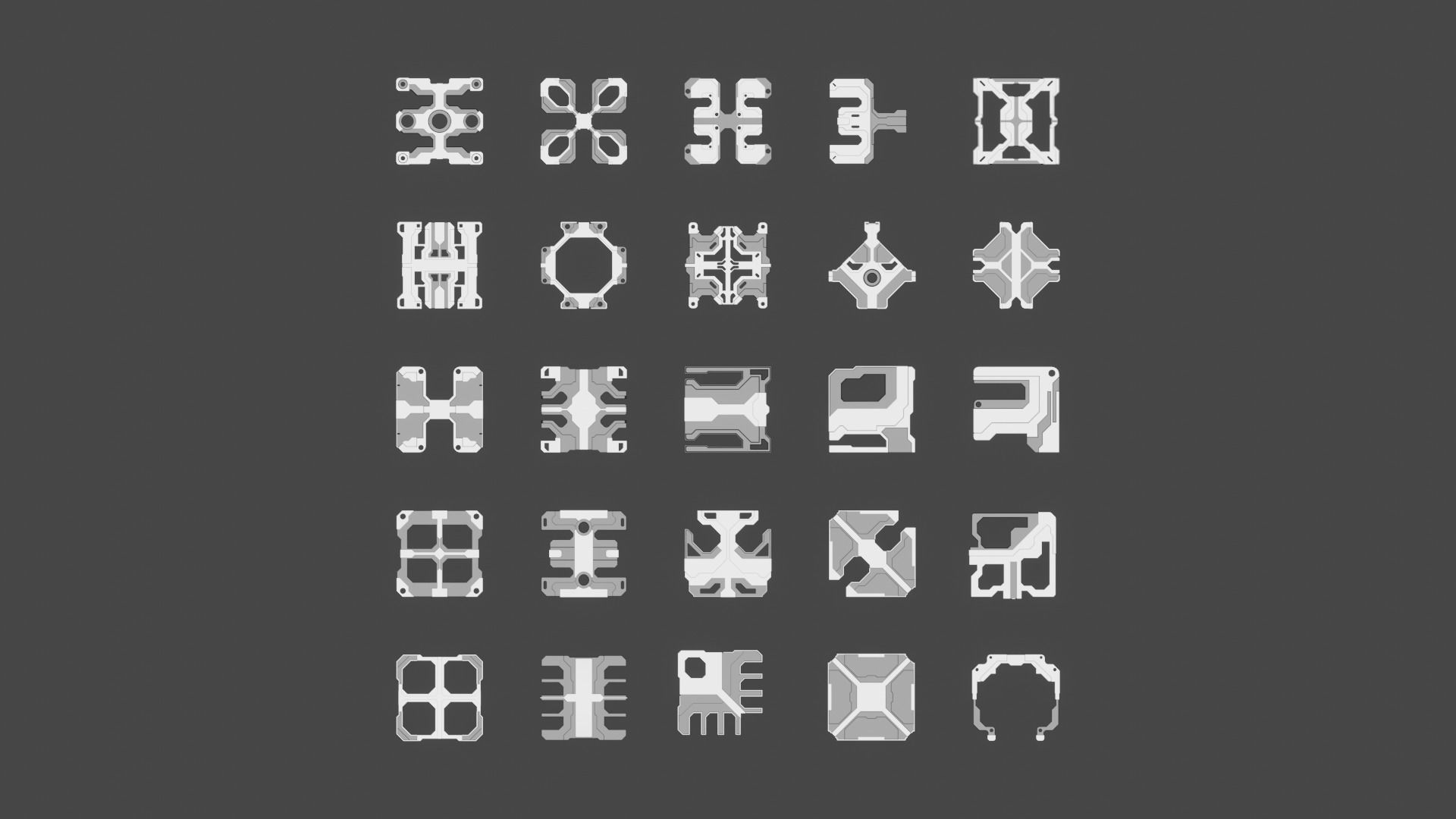 Sci-Fi Greebles Collection I 3D model_2