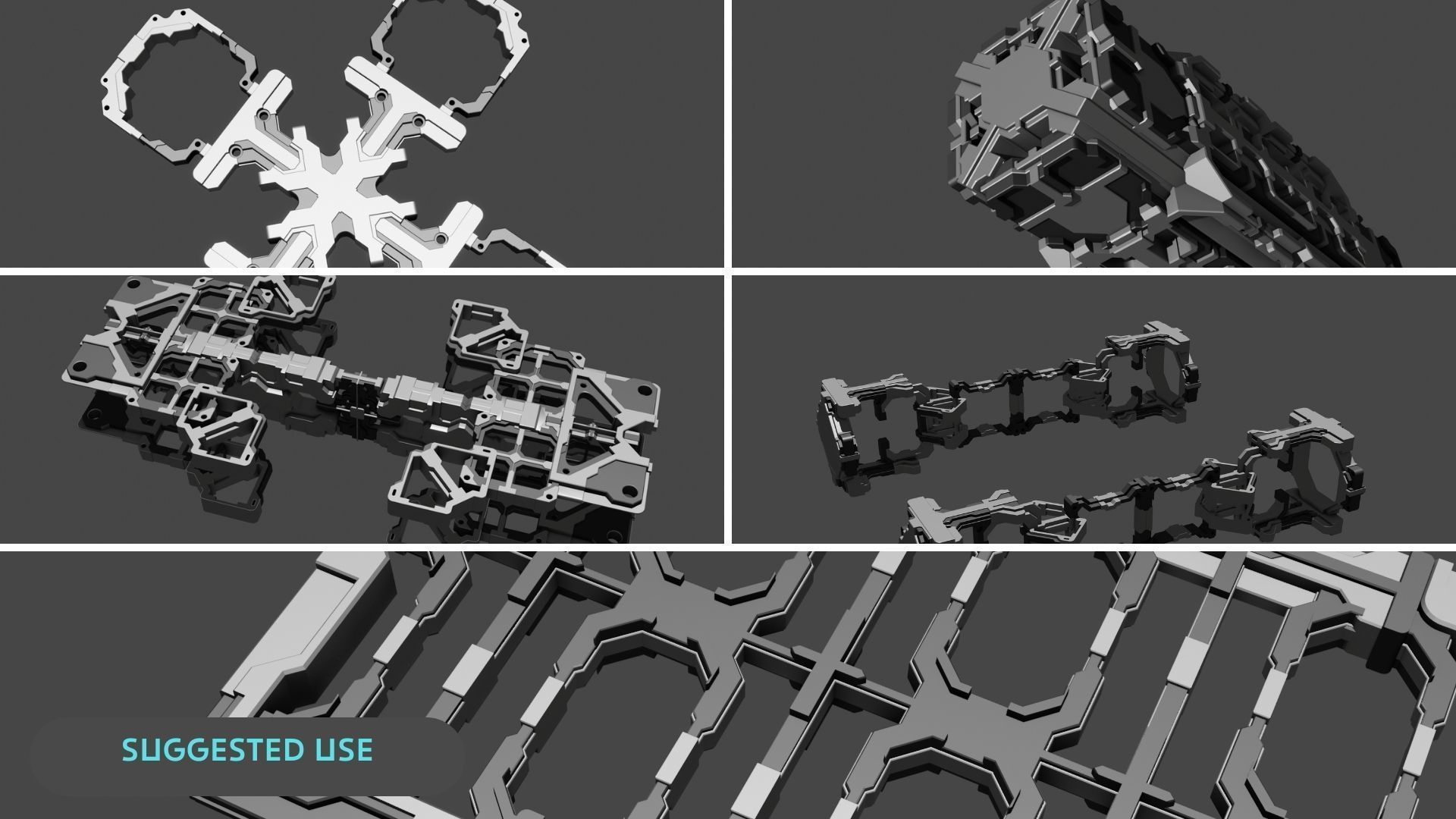 Sci-Fi Greebles Collection I 3D model_11