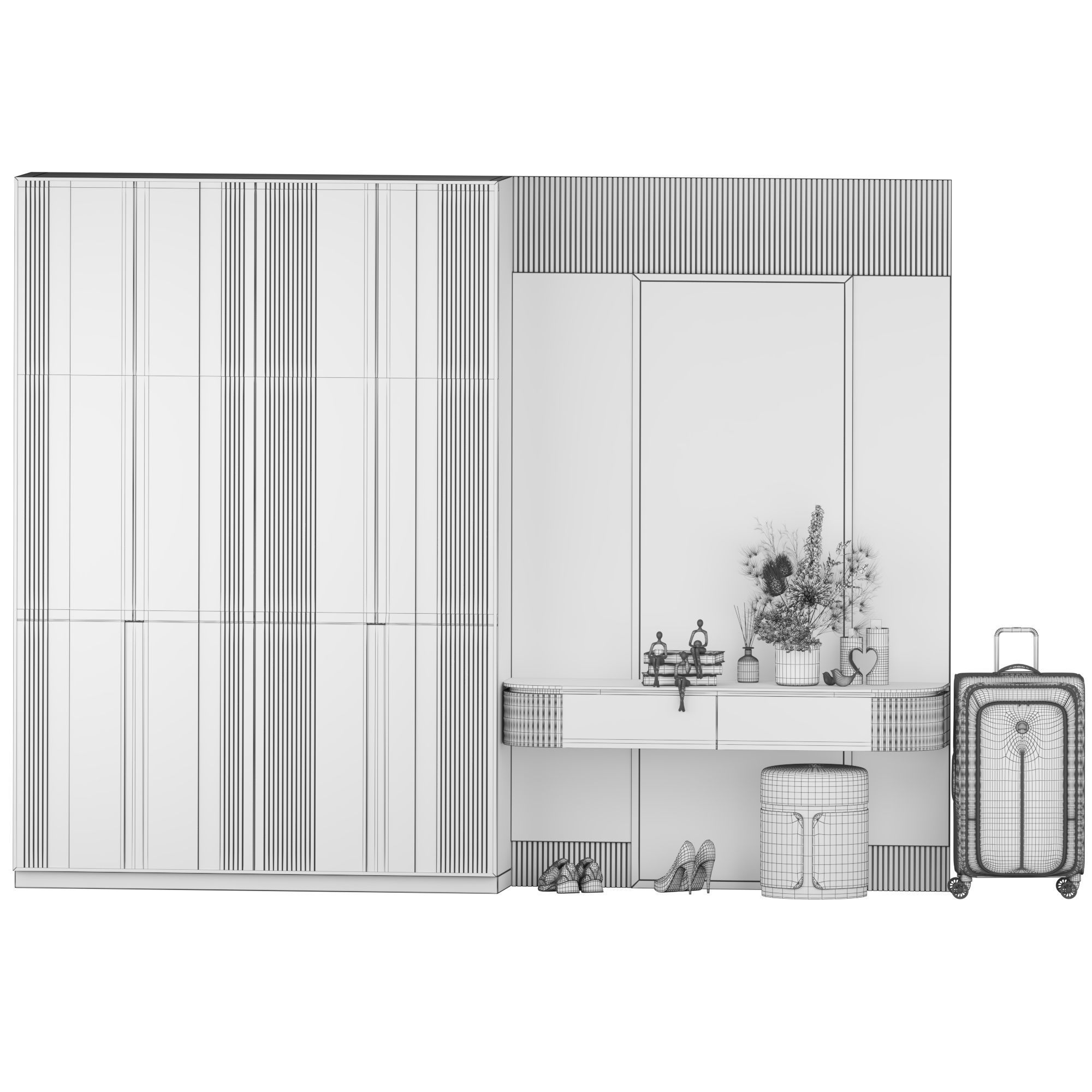 hallway set 14 3D model_2