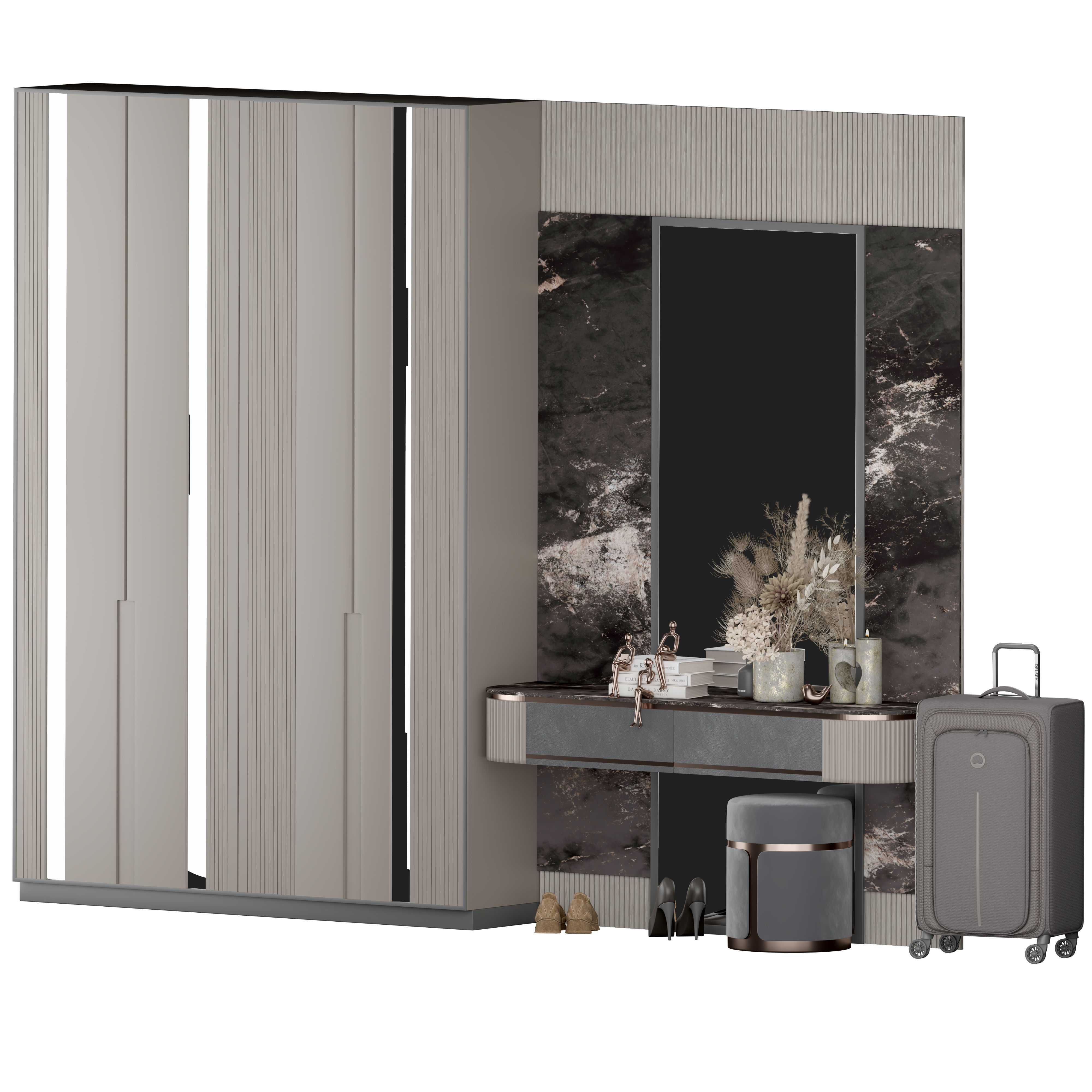 hallway set 14 3D model_1