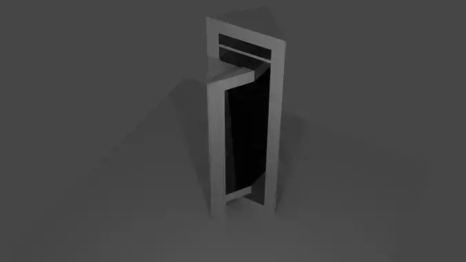 Low poly One Raffles Tower 