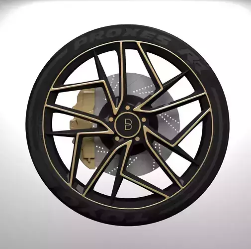 Luxury Car Alloy 3D model