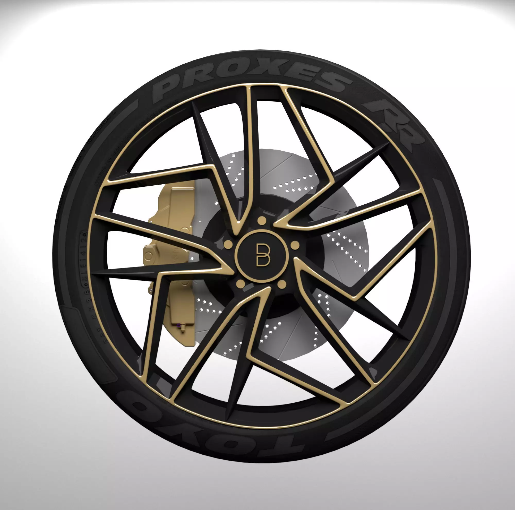 Luxury Car Alloy 3D model