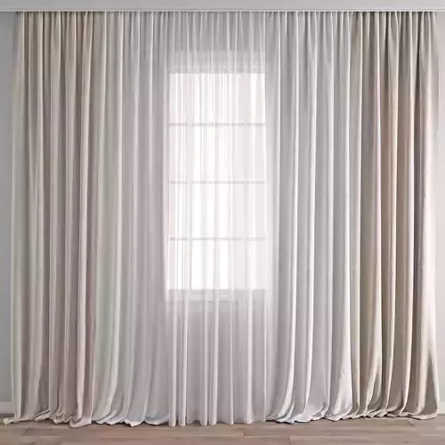 Curtain 398 3D model