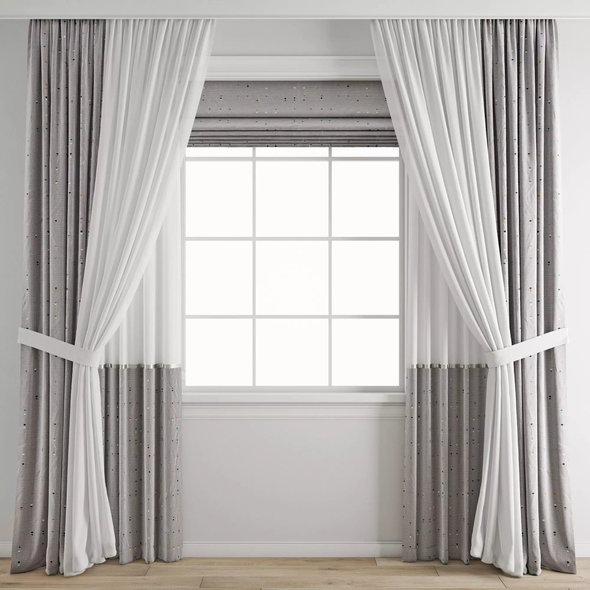 Curtain 399 3D model_0