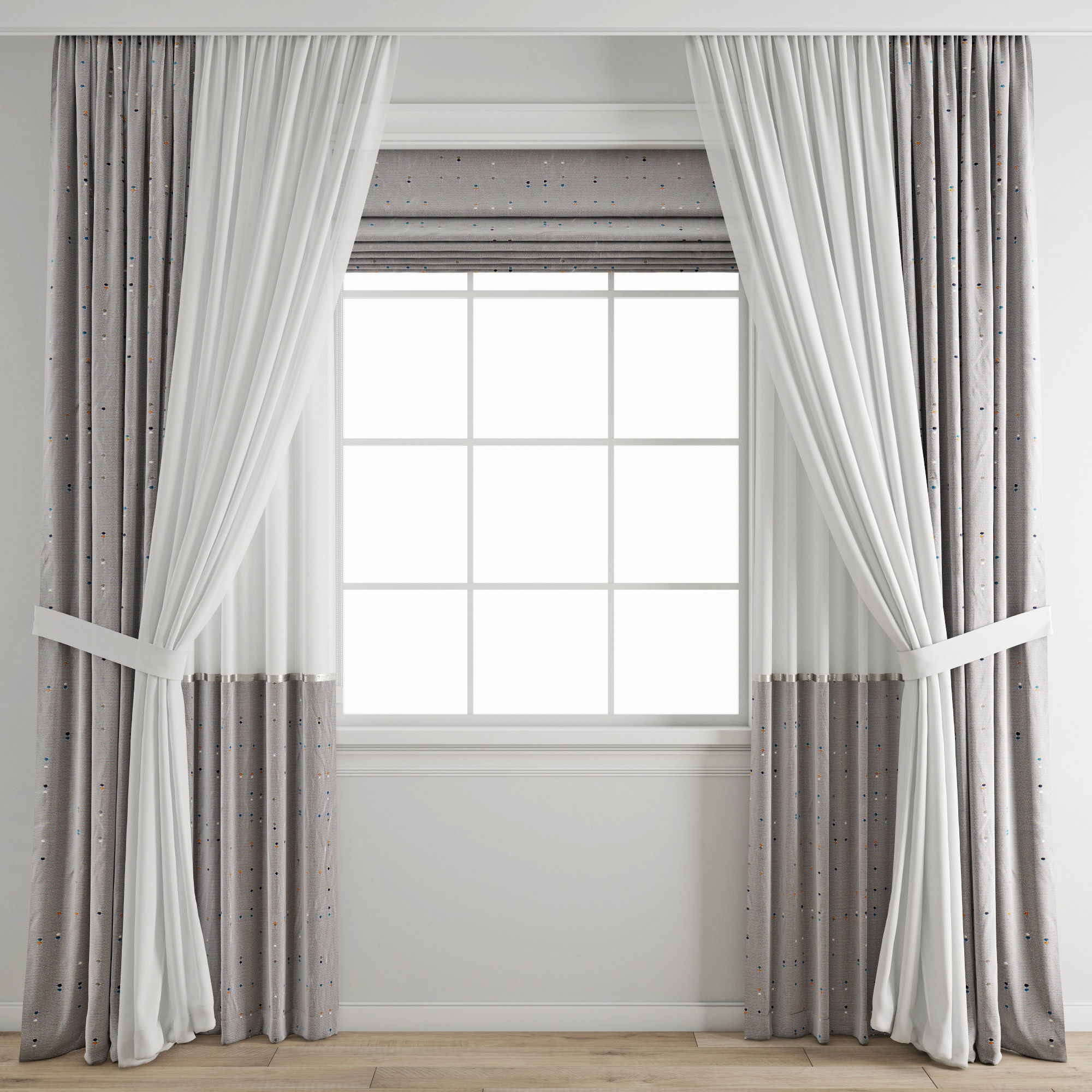 Curtain 399 3D model_5