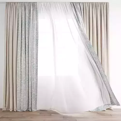 Curtain 400 Wind blowing effect 11
